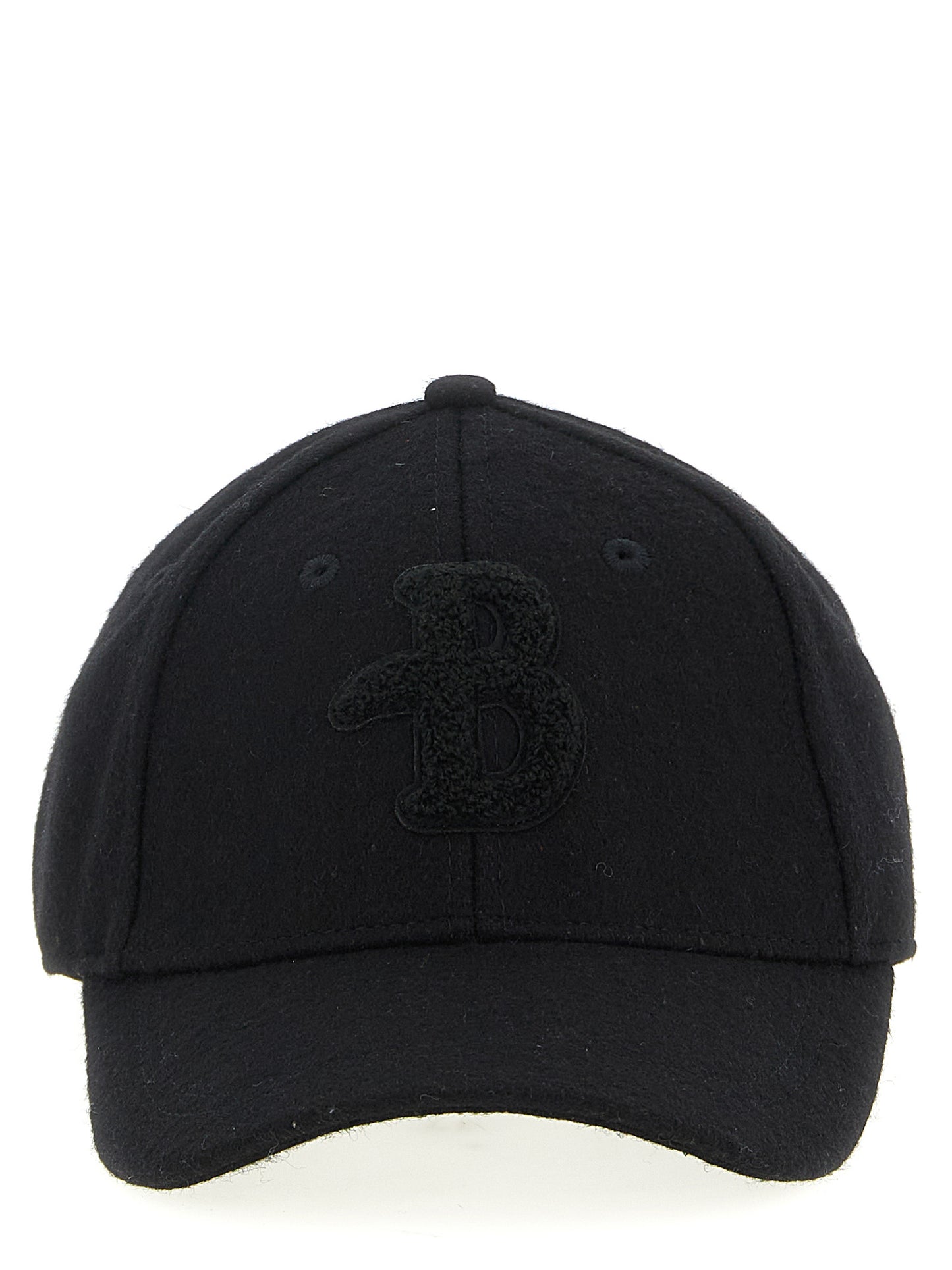 Baseball Cap by Ballantyne for men in polyester terrycloth & wool black presents a statuesque silhouette, artfully capturing the essence of the statuesque Polyester Terrycloth & Wool Baseball Cap design for a sophisticated look.