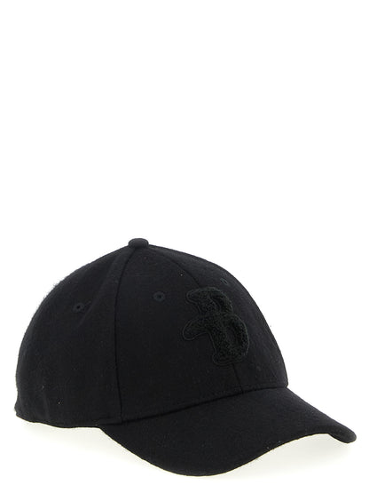 Baseball Cap by Ballantyne for men in polyester terrycloth & wool black presents a distinguished silhouette from the Polyester Terrycloth & Wool Baseball Cap collection, showcasing a distinguished finish with refined distinguished details.