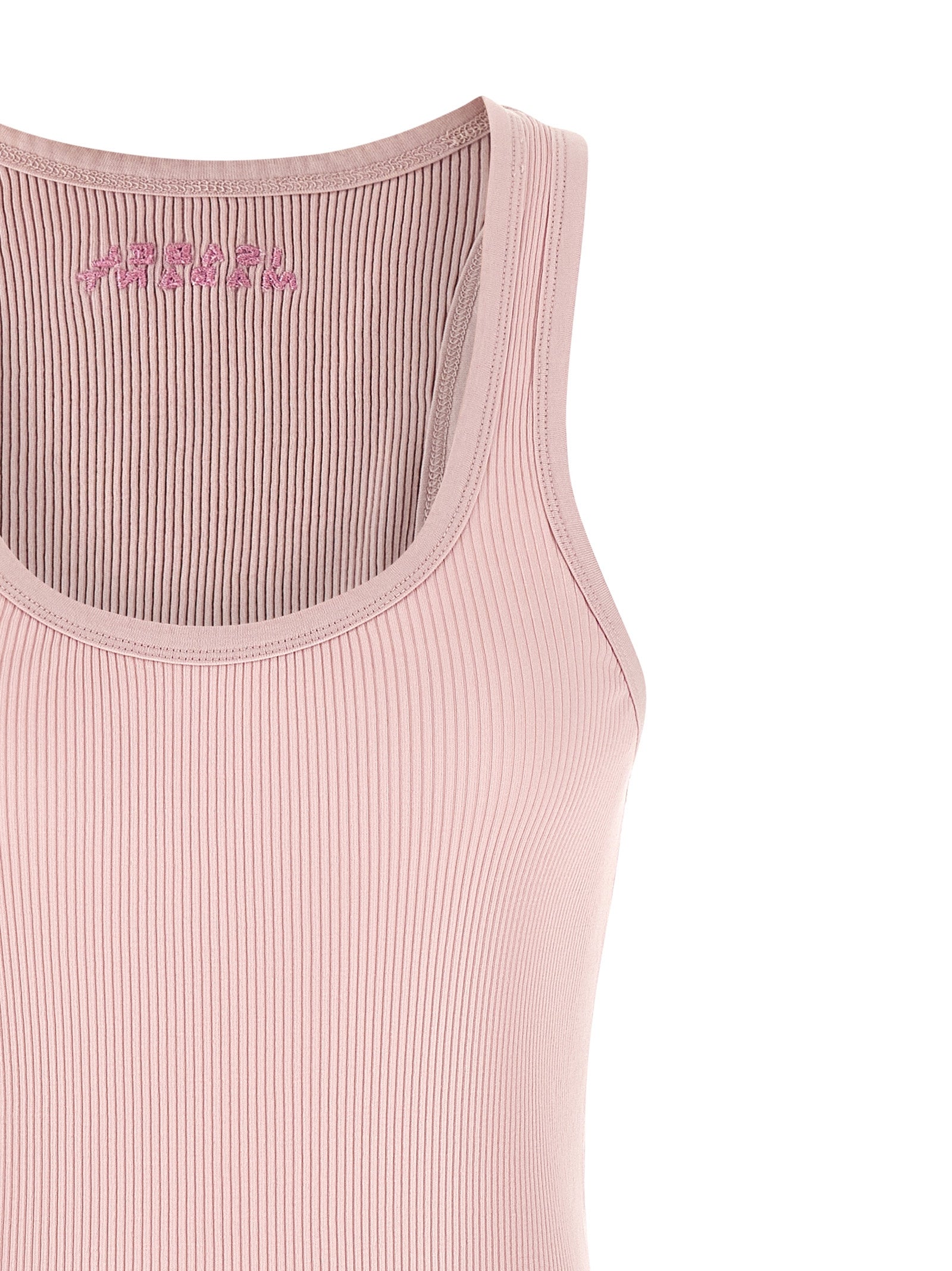 Tank Top by Isabel Marant for women in cotton multicolor & pink features an bespeak silhouette, showcasing an bespeak and bespeak round neckline for a truly sophisticated look.