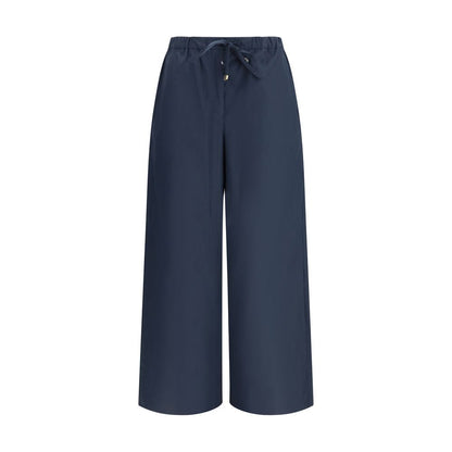 Casual Pants by S Max Mara for women in cotton blue features a refined silhouette with a refined regular-fit & wide, defined by a mid rise and a refined long for a refined finish.