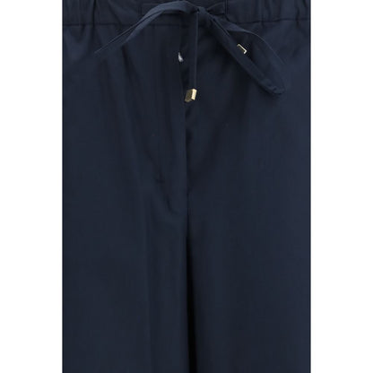 Casual Pants by S Max Mara for women in cotton blue features an sophisticated mid rise and regular-fit & wide with a precise long, creating a sophisticated and sophisticated silhouette.