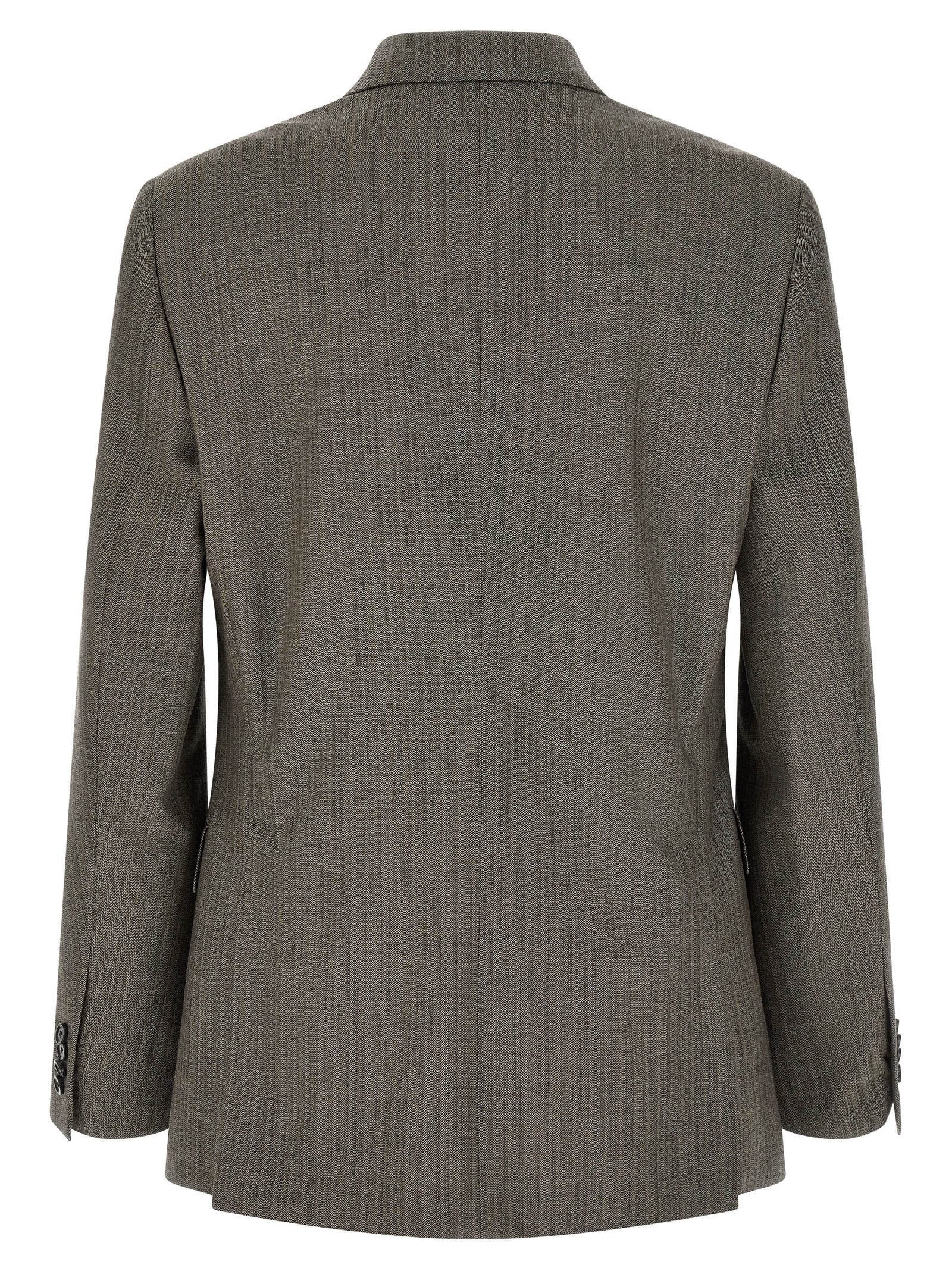 Pant Suit by Lardini for men in virgin wool gray, patterned & signature presents a sublime silhouette, showcasing a sophisticated and a sublime that exemplifies modern elegance.