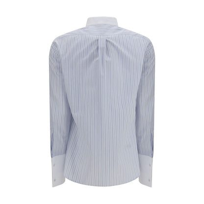 Shirt by Tom Ford for women in cotton blue, pearl, patterned & striped, featuring a nuanced and nuanced for a sophisticated finish.