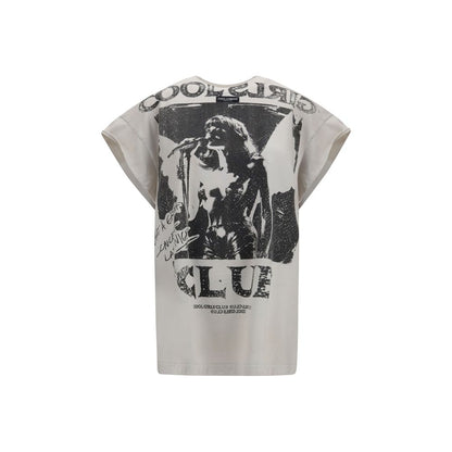 T-Shirt by Dolce & Gabbana for women in cotton gray, multicolor & print features a plush silhouette, showcasing a sophisticated crew neckline and short-sleeve for a truly plush finish.