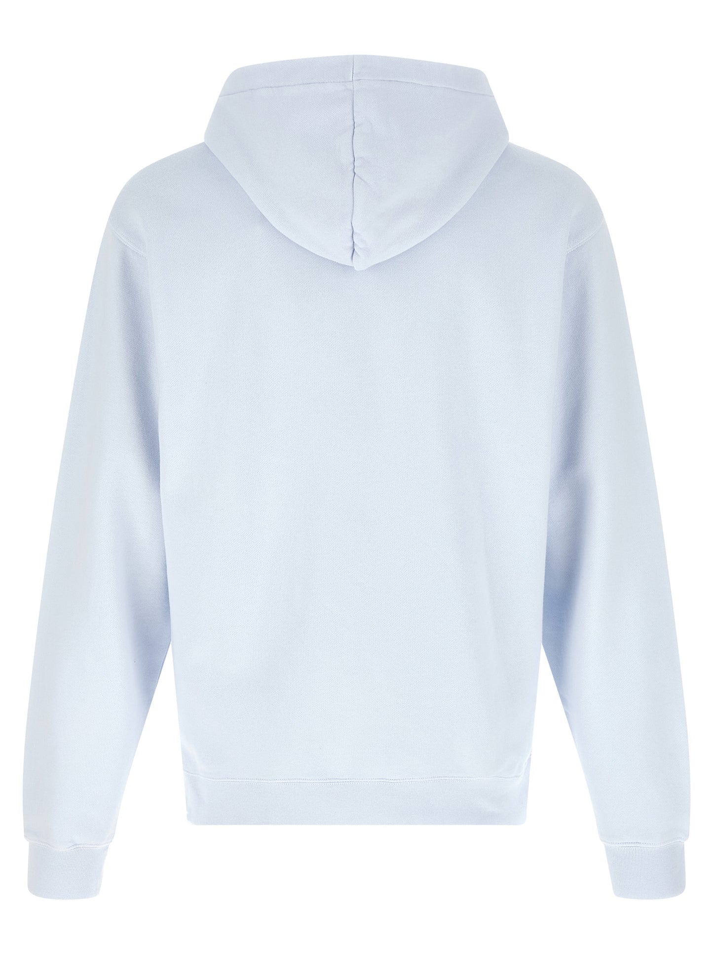 Sweatshirt Hoodie by Jacquemus for men in cotton light-blue features a authentic silhouette, showcasing a sophisticated hooded neckline and authentic detail for a refined finish.