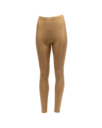 Valentino Garavani Women Leggings in Gold