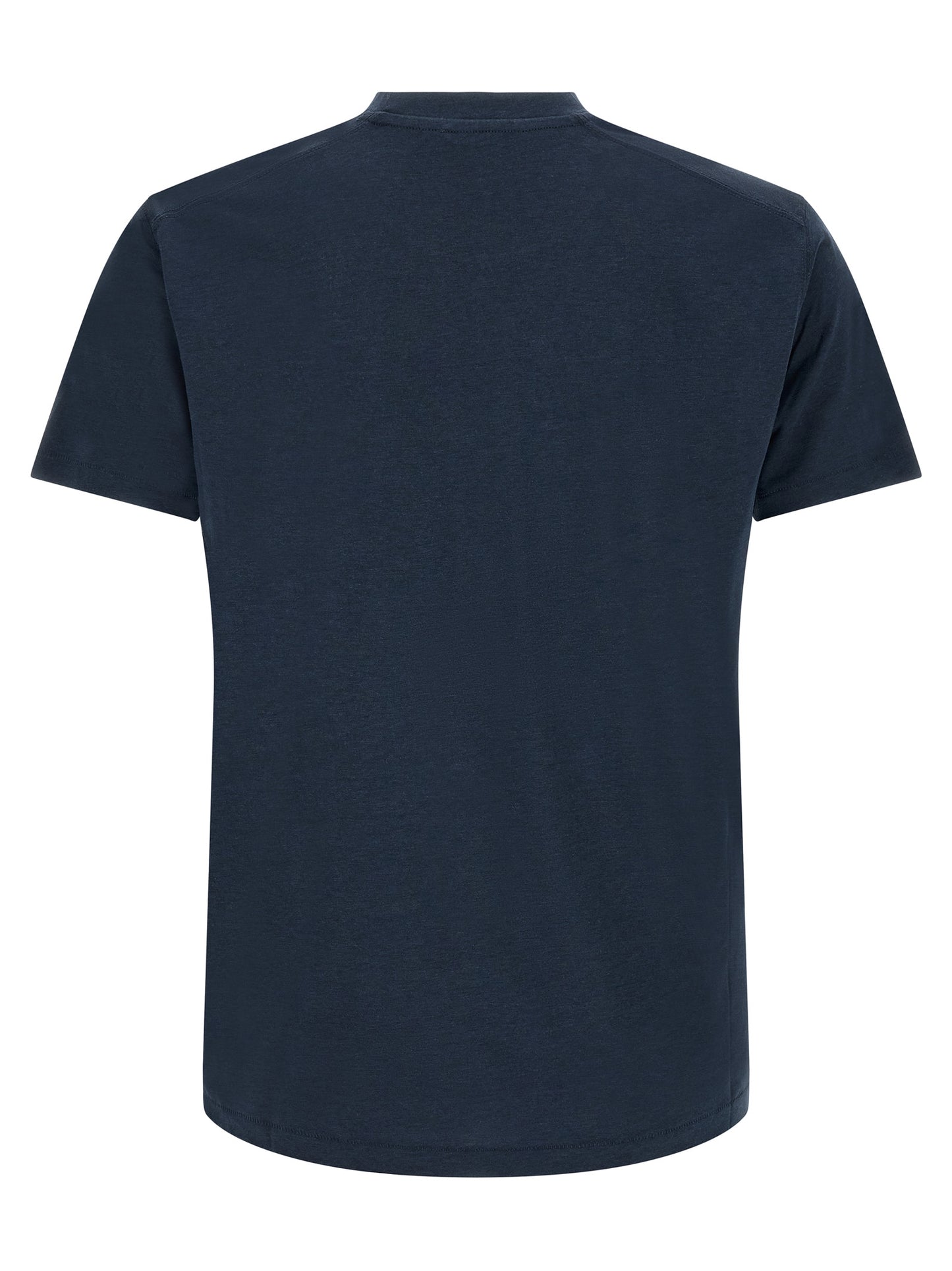 Tom Ford Men's Regular Fit Short-Sleeve Crew Neck Lyocell & Cotton T-Shirt - Blue