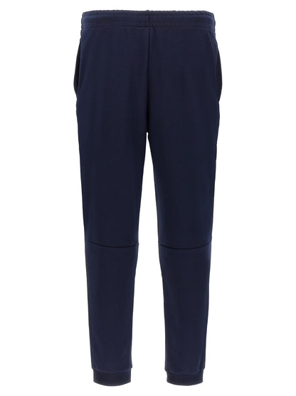 Joggers by Lacoste for men in crocodile skin leather & cotton navy presents a refined pantology silhouette, artfully defined by a refined pantology , long, and a sophisticated .