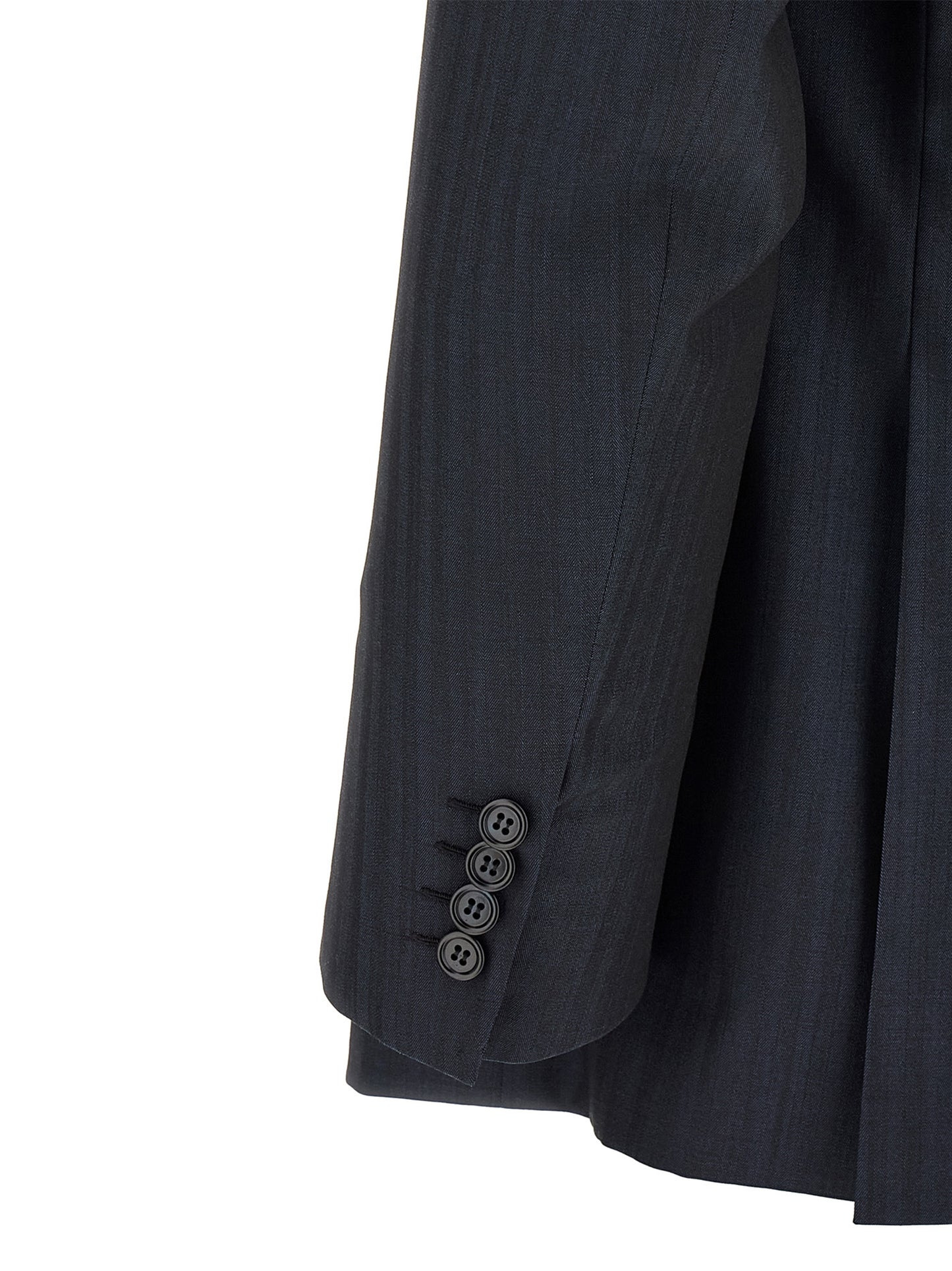 This Pant Suit by Brioni for men in wool navy presents a discerning silhouette, featuring a sophisticated and a discerning straight for a refined and polished look.