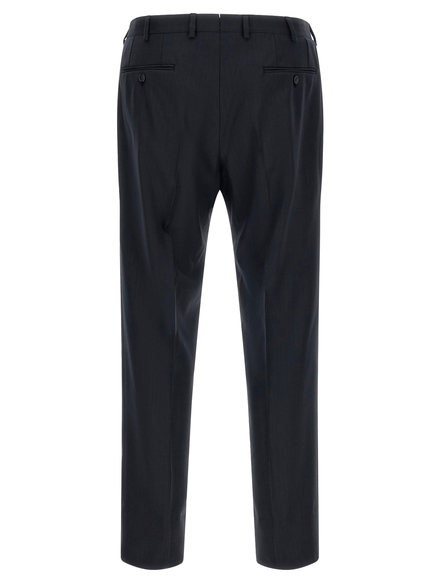 Pant Suit by Brioni for men in virgin wool blue showcases an bespeak silhouette, artfully detailed with a sophisticated and an bespeak straight for a refined finish.