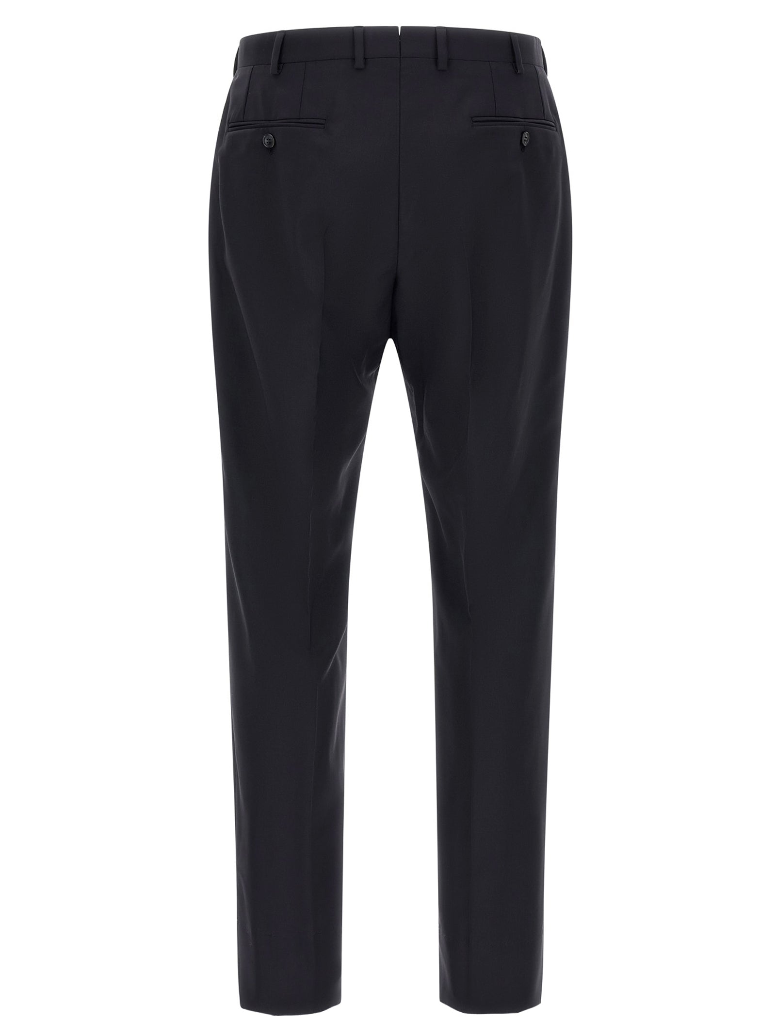 This Pant Suit by Brioni for men in mohair wool blue presents a discerning silhouette, featuring a sophisticated and a discerning for a refined and polished look.