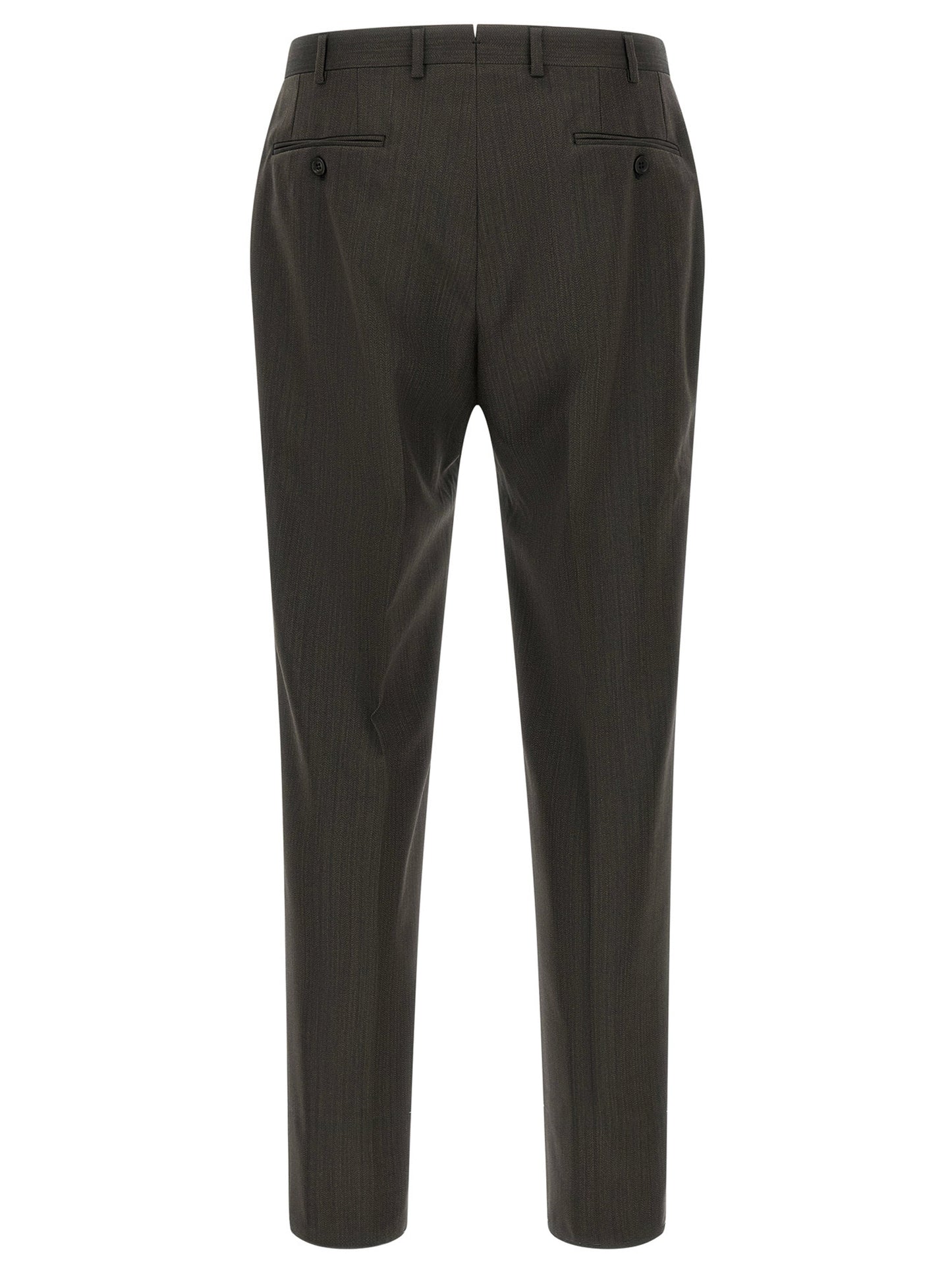 Pant Suit by Brioni for men in wool brown showcases an bespeak silhouette, artfully detailed with a sophisticated and an bespeak for a refined finish.