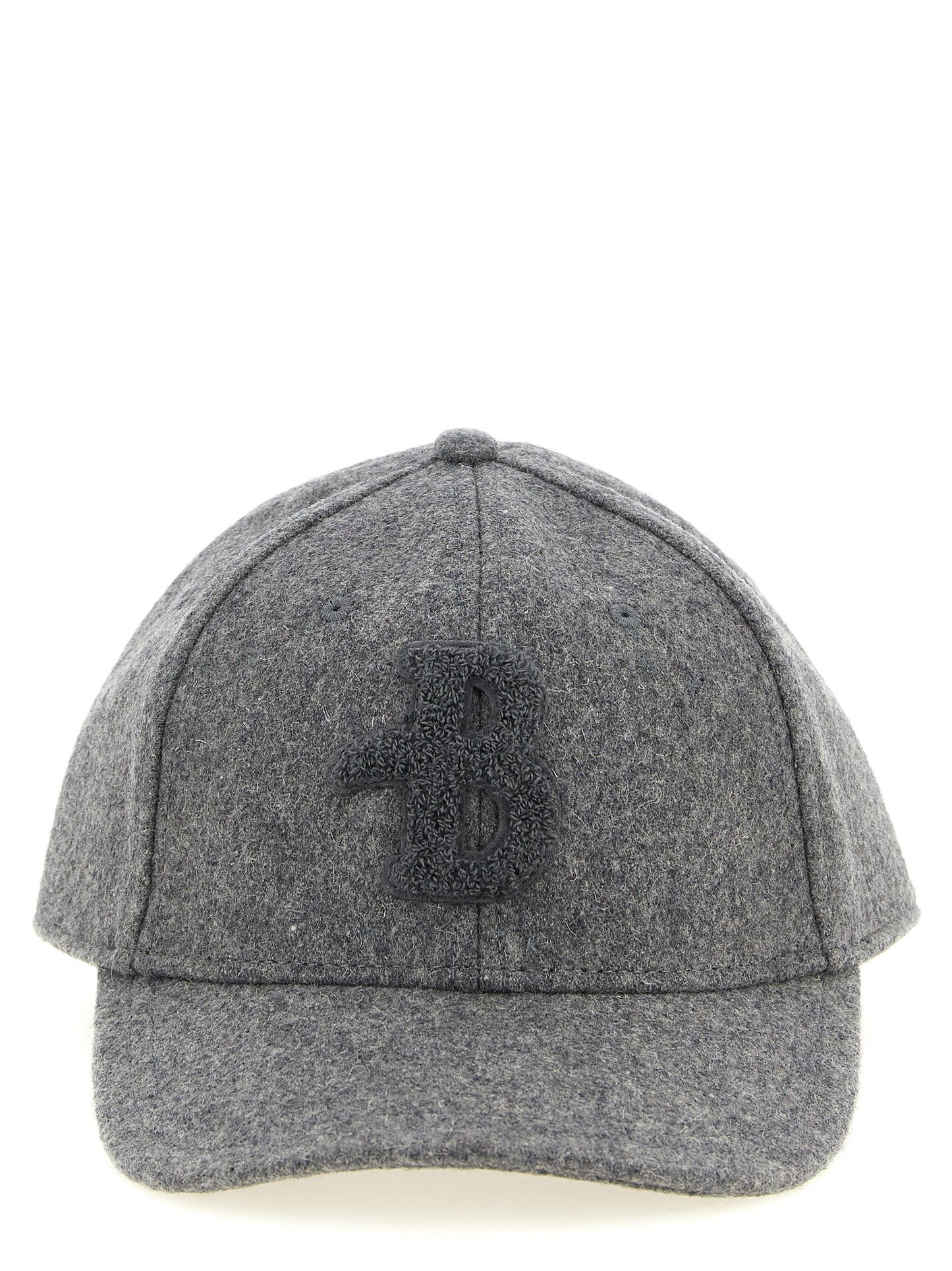 Baseball Cap by Ballantyne for men in wool gray & monogram presents a distinguished silhouette from the Wool Baseball Cap collection, showcasing a distinguished finish with refined distinguished details.