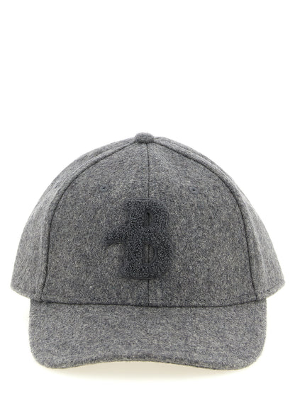 Baseball Cap by Ballantyne for men in wool gray & monogram presents a distinguished silhouette from the Wool Baseball Cap collection, showcasing a distinguished finish with refined distinguished details.