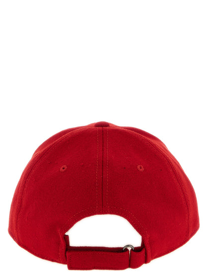 Baseball Cap by Ballantyne for men in polyester wool multicolor & monogram features an artisanal silhouette, showcasing the artisanal Polyester Wool Baseball Cap design with a refined, artisanal finish.
