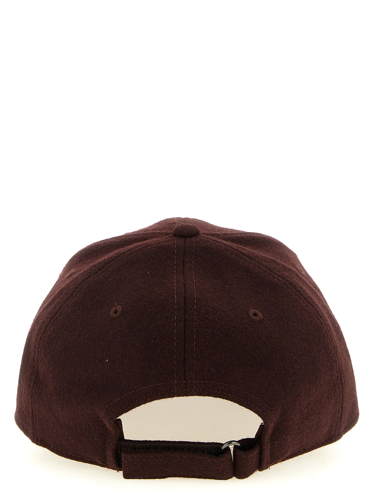 Baseball Cap by Ballantyne for men in wool & polyester brown & monogram presents a statuesque silhouette, artfully capturing the essence of the statuesque Wool & Polyester Baseball Cap design for a sophisticated look.