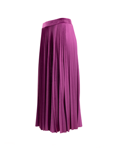 Valentino Garavani Women Purple Silk Skirt