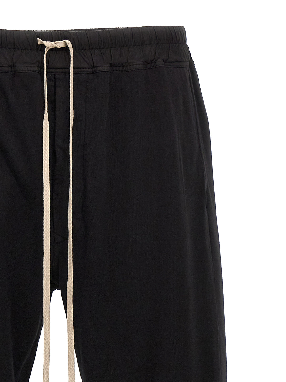Casual Pants by DRKSHDW for men in cotton black presents a refined pantology silhouette, artfully defined by a refined pantology straight-leg, long, and a sophisticated .