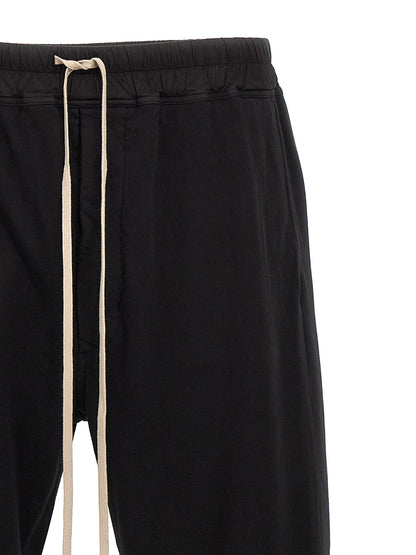 Casual Pants by DRKSHDW for men in cotton black presents a refined pantology silhouette, artfully defined by a refined pantology straight-leg, long, and a sophisticated .