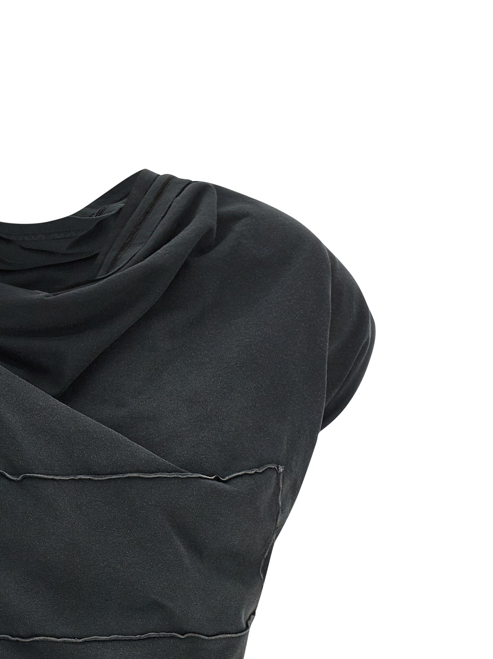 Blouse by Maison Margiela for women in cotton gray & white, featuring a nuanced and nuanced for a sophisticated finish.