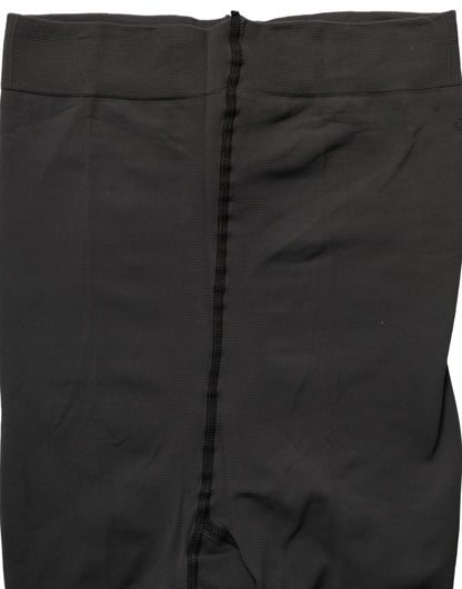 Dolce & Gabbana Black Nylon Tights Stocking Pantyhose Socks