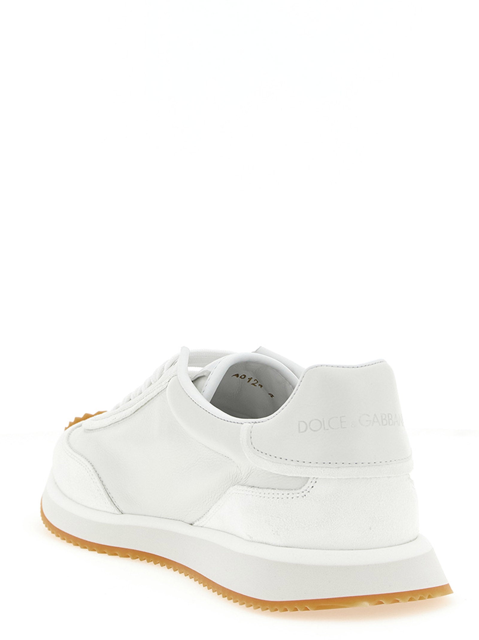 Sneakers by Dolce & Gabbana for men in tu & calfskin leather white features an timeless silhouette from the Men's Low Top TU & Calfskin Leather Sneakers collection, showcasing a signature low-top style with an timeless finish.