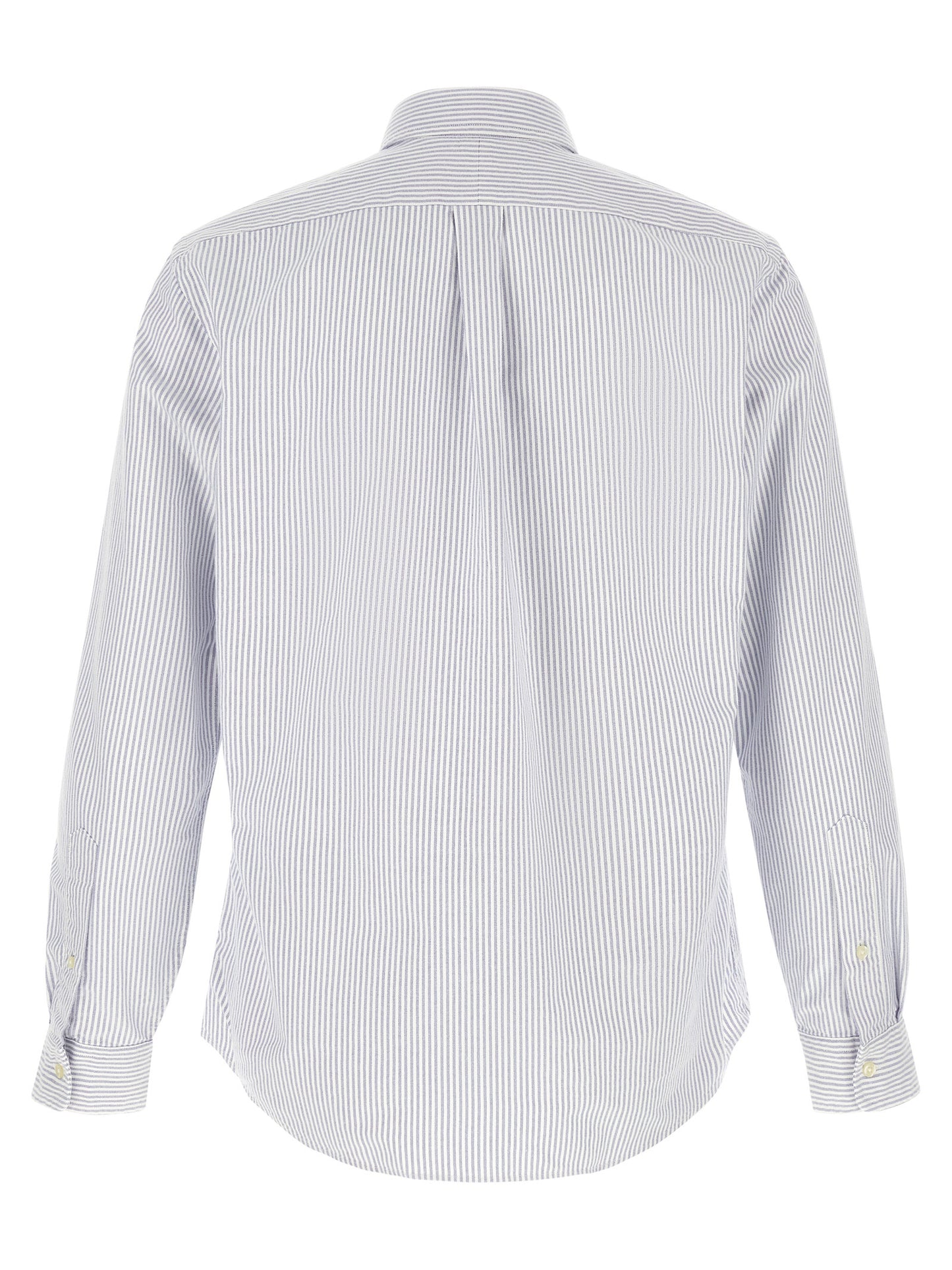 Shirt by Polo Ralph Lauren for men in cotton multicolor, patterned & striped showcases a sleek silhouette, elegantly detailed with a sleek split button-down-collar neckline and for a sleek finish.