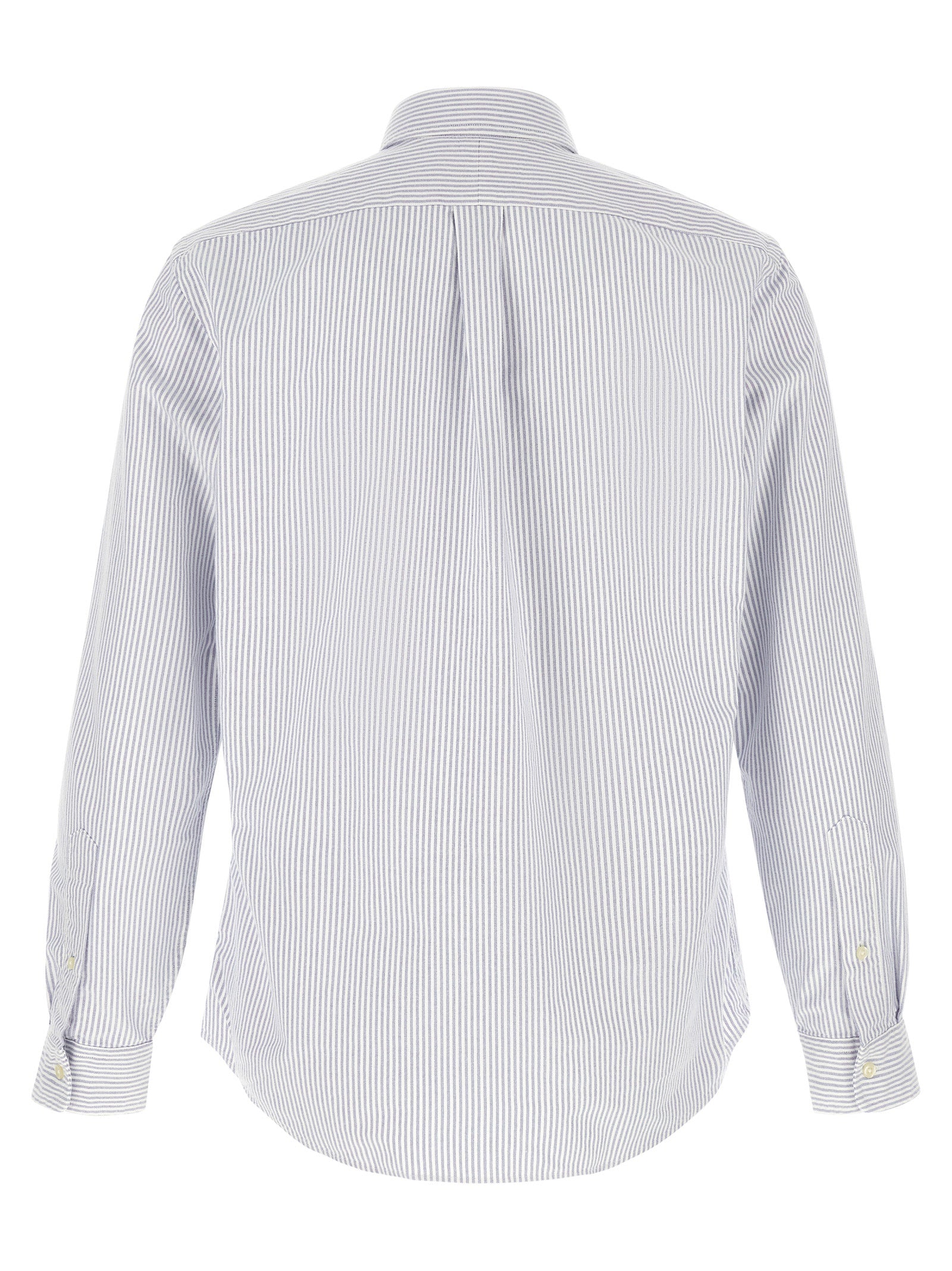 Shirt by Polo Ralph Lauren for men in cotton multicolor, patterned & striped showcases a sleek silhouette, elegantly detailed with a sleek split button-down-collar neckline and for a sleek finish.