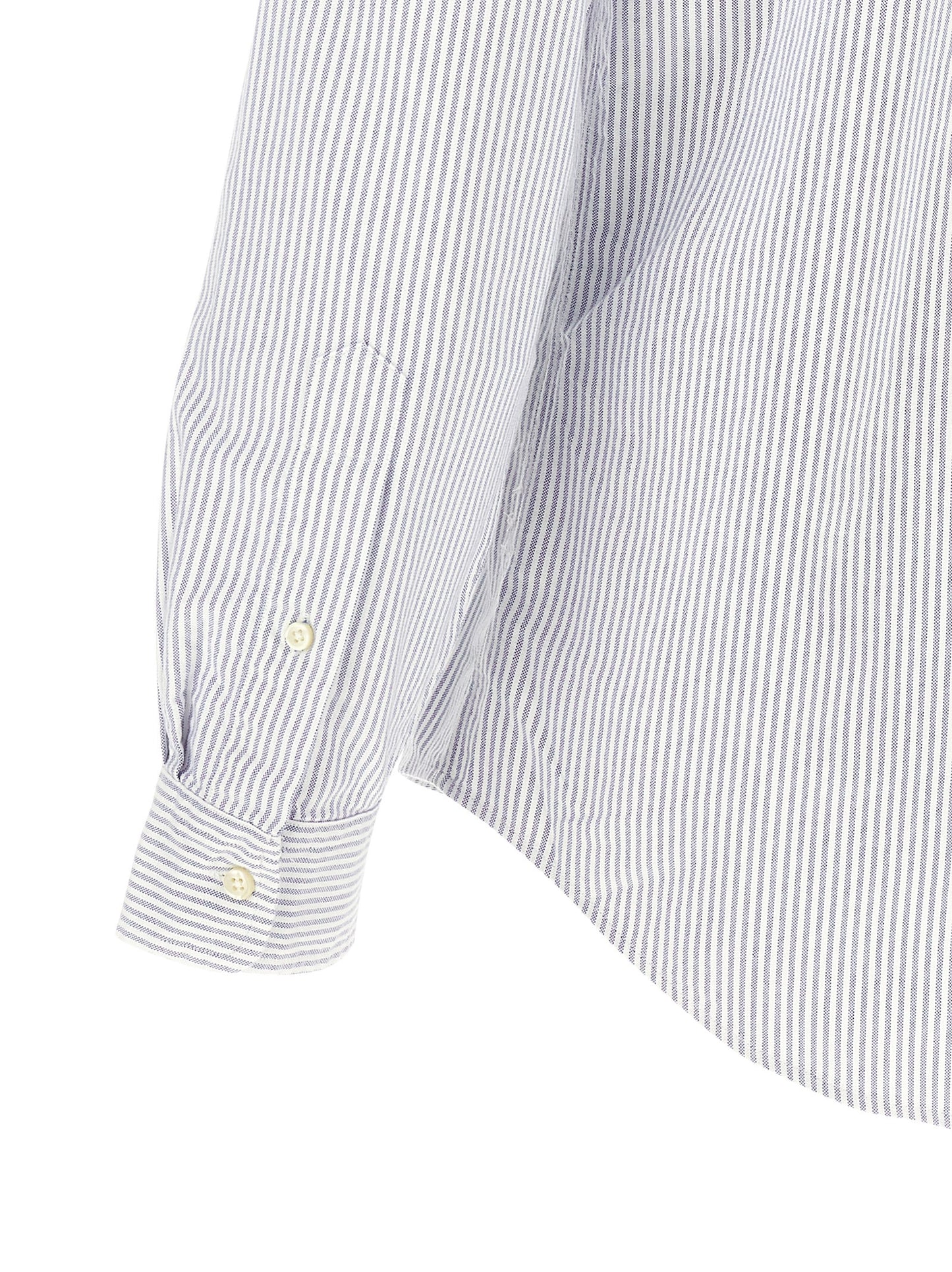 Shirt by Polo Ralph Lauren for men in cotton multicolor, patterned & striped features an architectural silhouette with a refined and elegant for a architectural look.