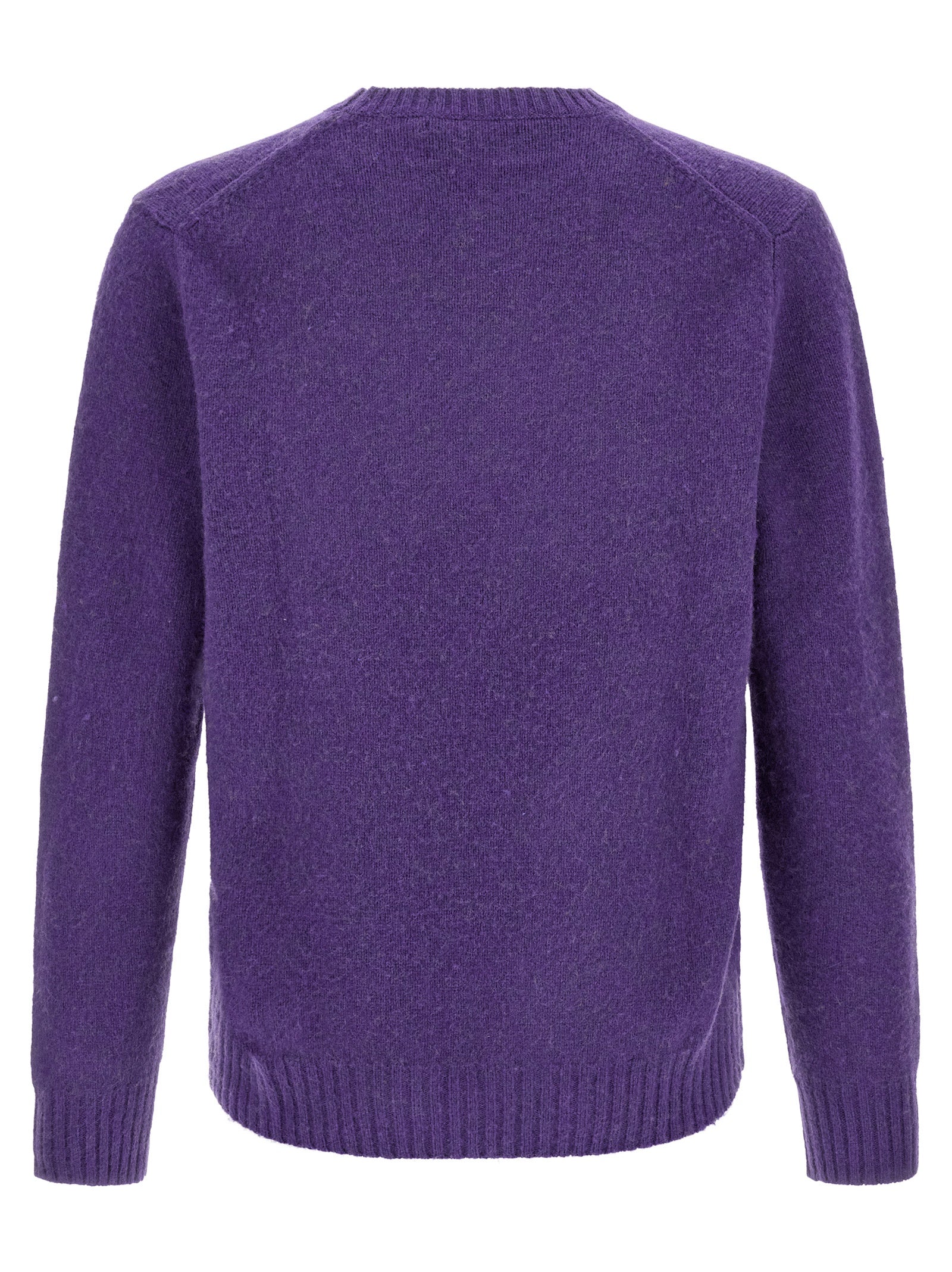 Cardigan by Polo Ralph Lauren for men in cashmere cream & purple showcases a luxurious silhouette, meticulously detailed with a sophisticated and for a refined finish.