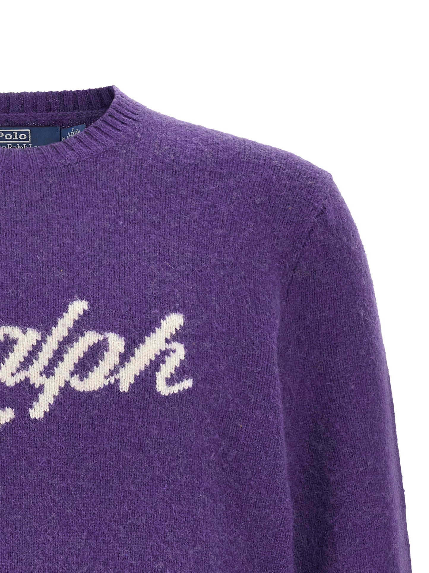 Cardigan by Polo Ralph Lauren for men in cashmere cream & purple showcases a captivating silhouette, artfully detailed with a captivating and for a truly sophisticated captivating look.