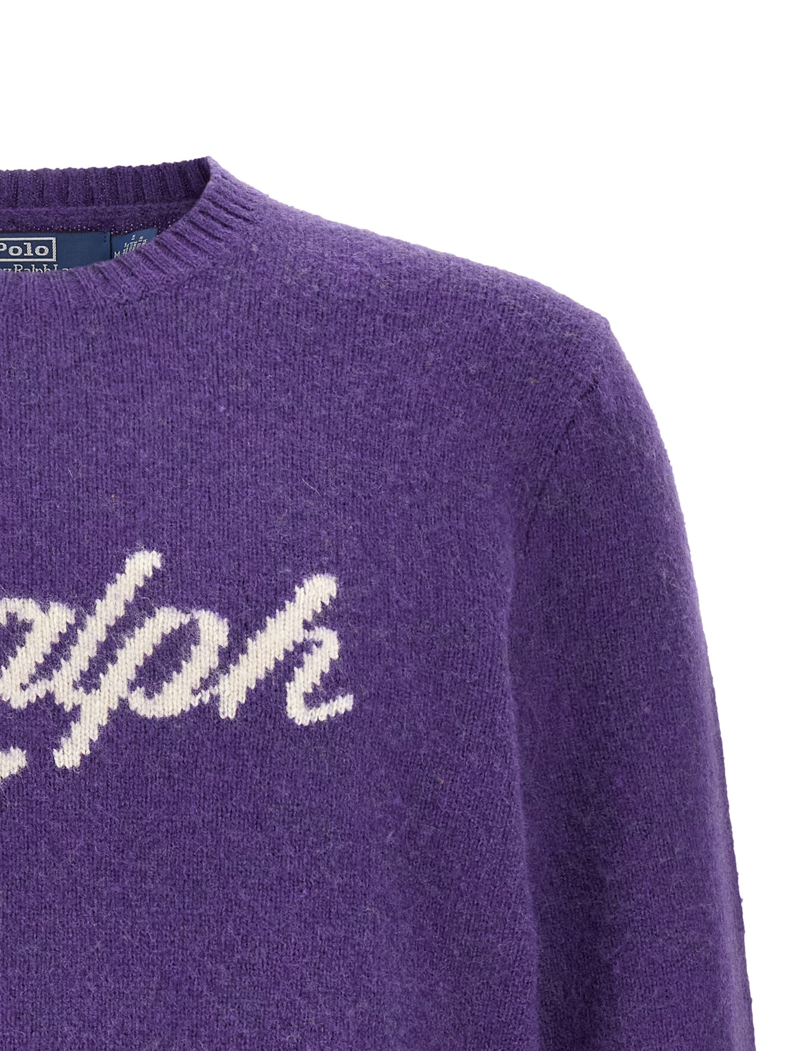 Cardigan by Polo Ralph Lauren for men in cashmere cream & purple showcases a captivating silhouette, artfully detailed with a captivating and for a truly sophisticated captivating look.