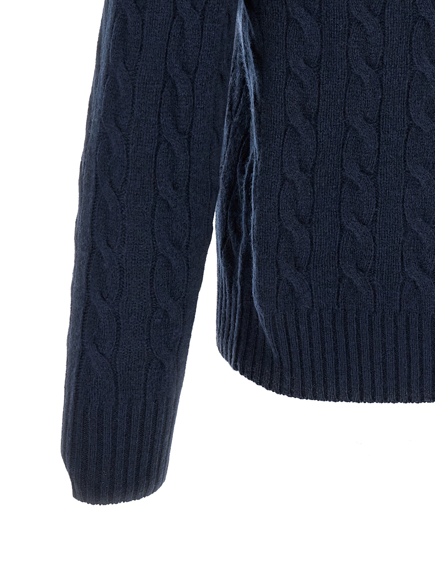 Cardigan by Polo Ralph Lauren for men in cashmere navy & red features an impeccable silhouette, showcasing a sophisticated and detail for a truly impeccable finish.