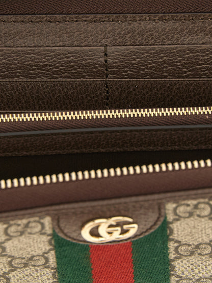 Cardholder Card Case by Gucci for women in polyester polyethylene polyurethane leather beige, brown, ebony, gold, green, red & signature showcases a couture-grade silhouette from the Gg Ophidia Polyester Polyethylene Polyurethane Leather Cardholder Card Case collection, highlighting functional card-organization coin-purse for a couture-grade finish.
