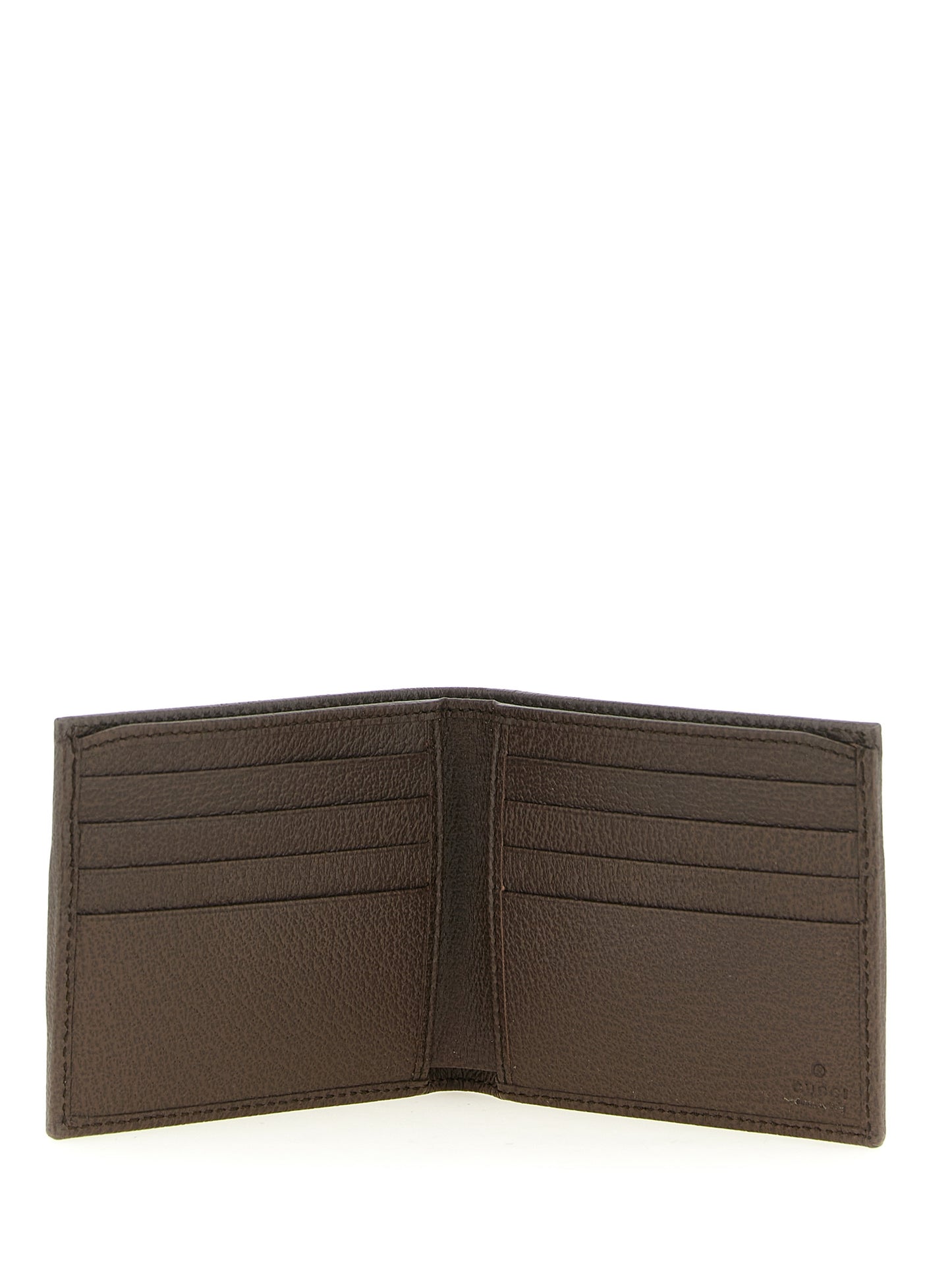 Cardholder Wallet by Gucci for men in polyamide polyethylene polyurethane leather beige, brown, gold, green, red & monogram presents a refined silhouette, artfully capturing the essence of the Gg Ophidia Polyamide Polyethylene Polyurethane Leather Cardholder Wallet design with sophisticated card-organization for a refined look.