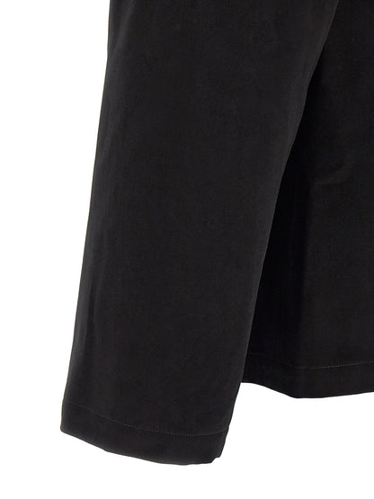 Overshirt by Saint Laurent for men in leather & cotton black, featuring a nuanced and nuanced for a sophisticated finish.