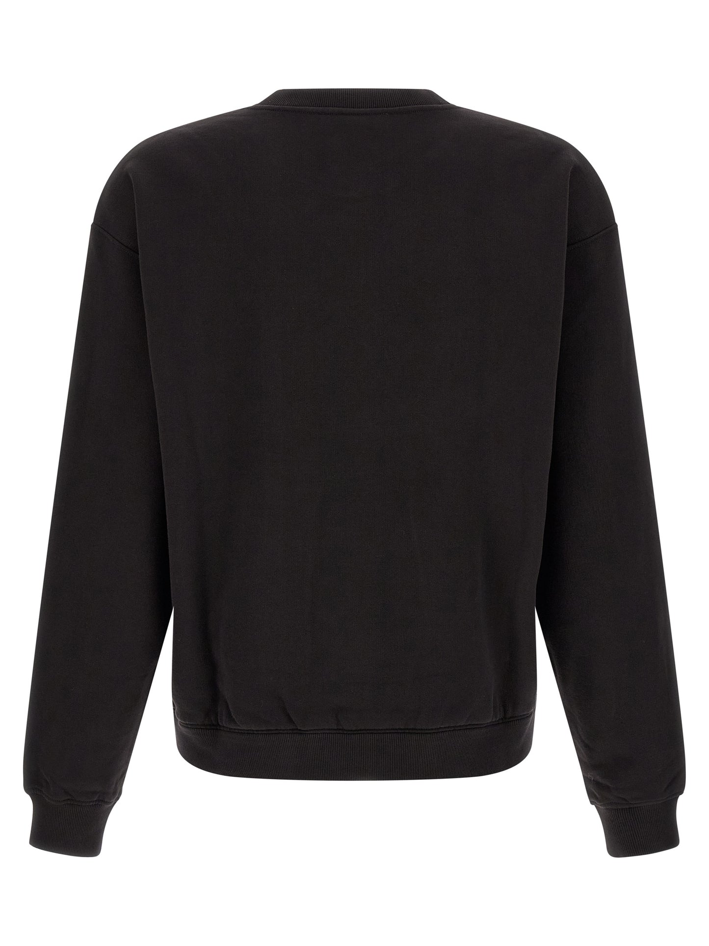 Sweatshirt by Dolce & Gabbana for men in cotton black features an magnificent silhouette, showcasing a sophisticated crew neckline and detail for a truly magnificent finish.