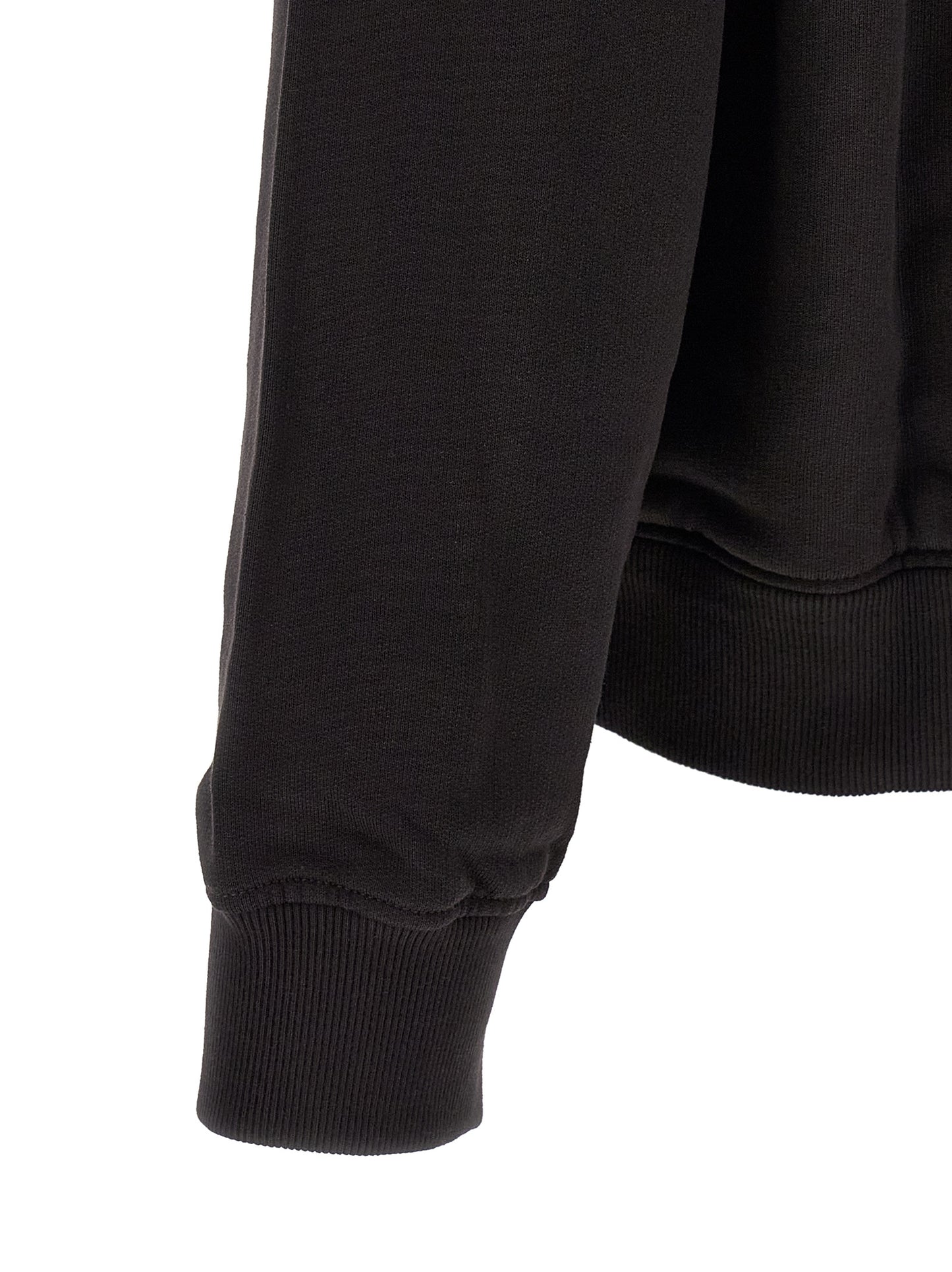 Sweatshirt by Dolce & Gabbana for men in cotton black features an enviable silhouette, showcasing a premium and refined for a truly enviable finish.