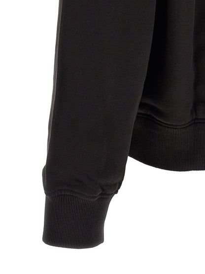 Sweatshirt by Dolce & Gabbana for men in cotton black features an enviable silhouette, showcasing a premium and refined for a truly enviable finish.