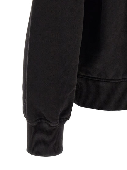 Sweatshirt by Dolce & Gabbana for men in cotton black presents a smart casual silhouette, featuring a smart casual and for a sophisticated look.