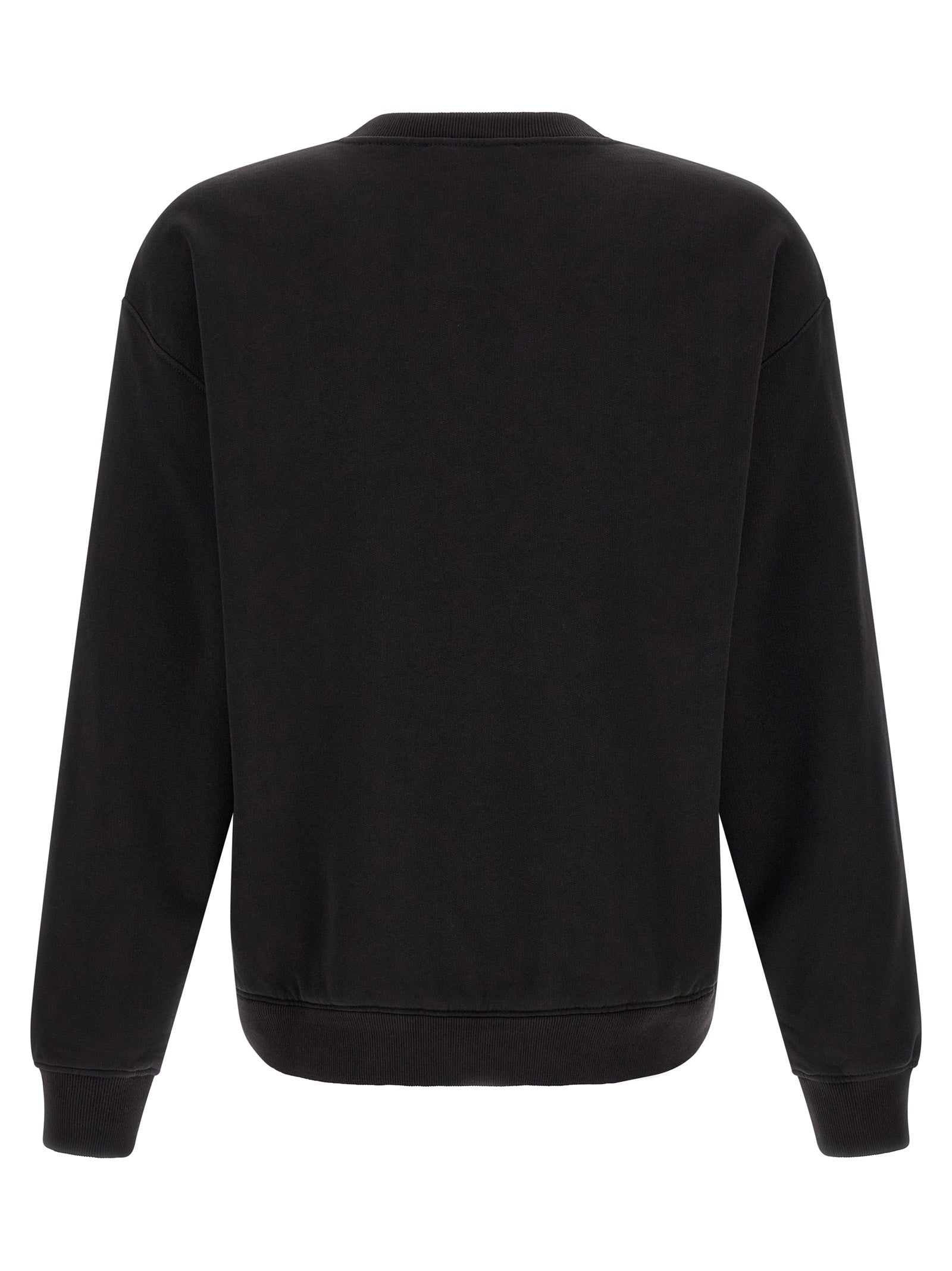 Sweatshirt by Dolce & Gabbana for men in cotton black features a unrivaled silhouette with a refined and unrivaled detailing for a sophisticated look.