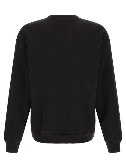 Sweatshirt by Dolce & Gabbana for men in cotton black features a unrivaled silhouette with a refined and unrivaled detailing for a sophisticated look.