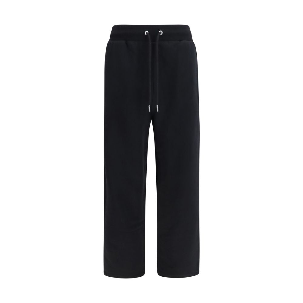 Jogger Sweatpants by Ami Paris for men in cotton black features an dynamic relaxed-fit, regular-fit & wide with long, , and functional for an dynamic silhouette.