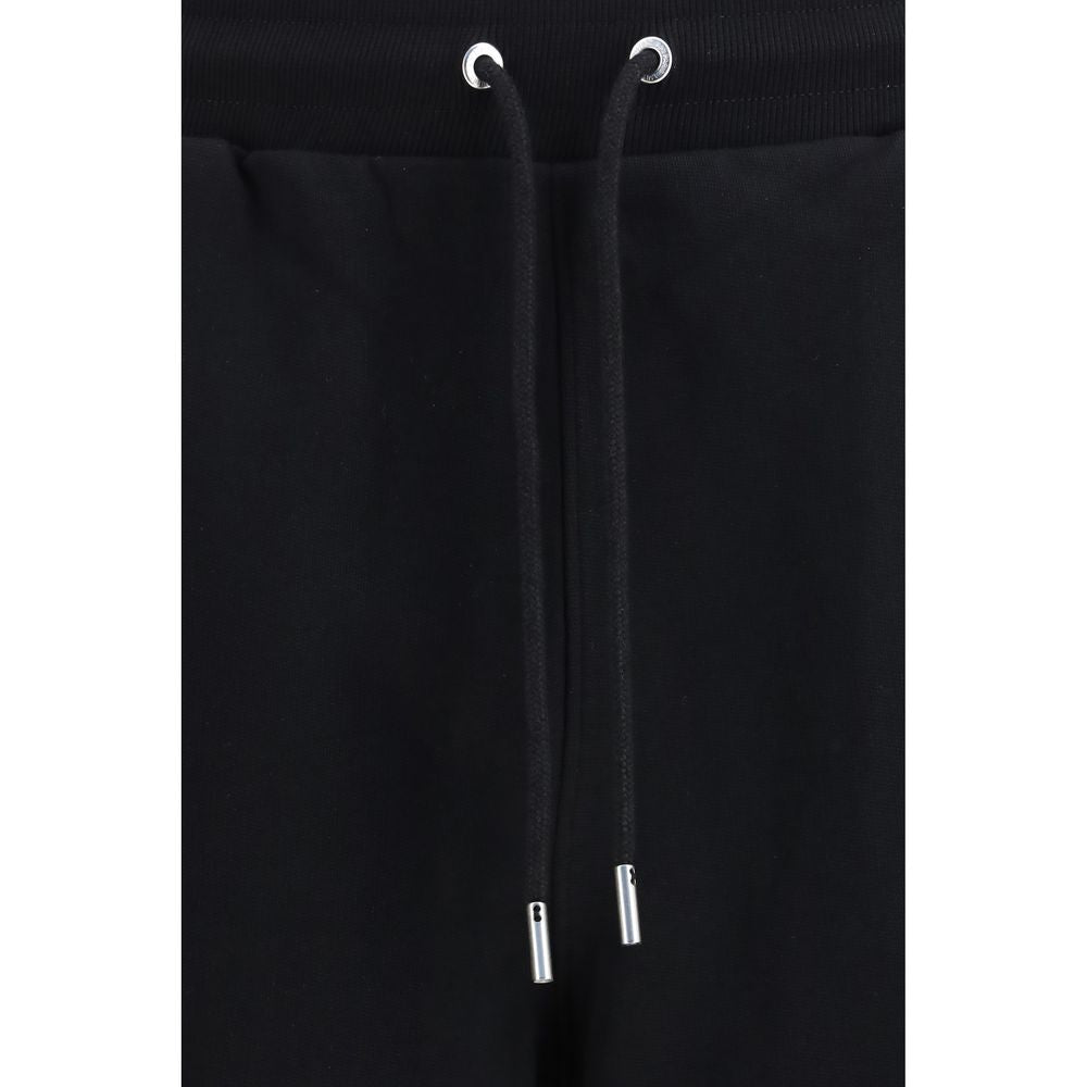 Jogger Sweatpants by Ami Paris for men in cotton black features a athletic relaxed-fit, regular-fit & wide with a and long, showcasing athletic for a sophisticated performance look.
