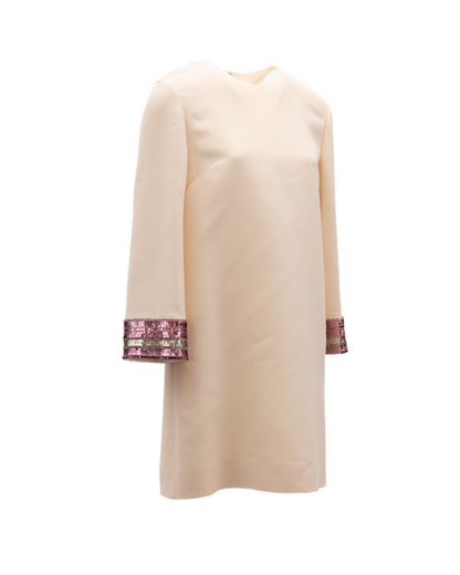 Valentino Garavani Women's Cocktail Sequins Dress - Cream