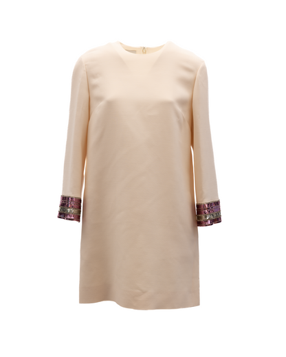 Valentino Garavani Women's Cocktail Sequins Dress - Cream