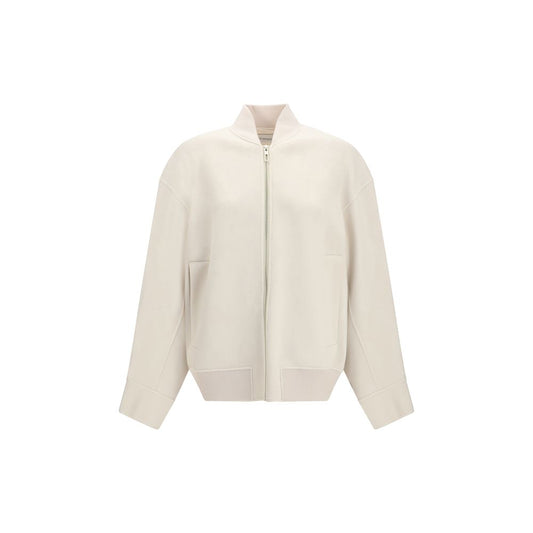 Overcoat by Max Mara for women in virgin wool beige showcases a enveloping silhouette, detailed with distinctive pockets and a enveloping .