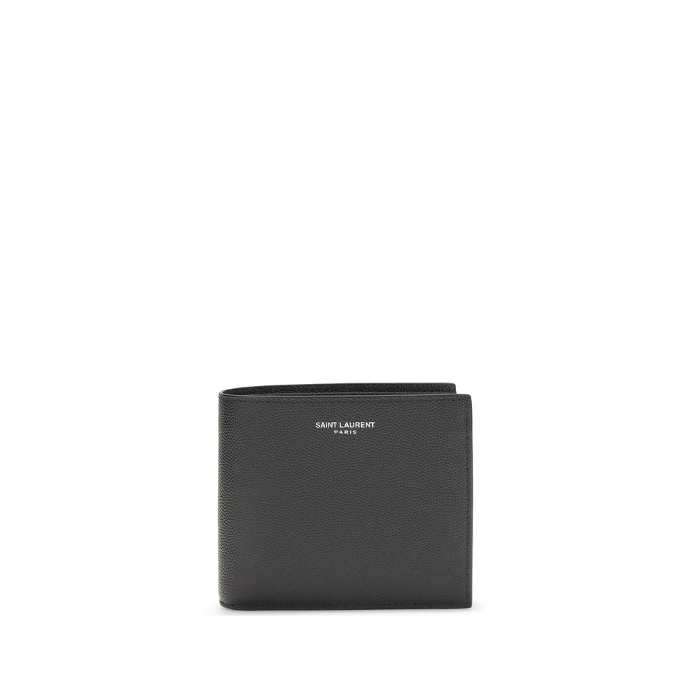 Cardholder Wallet by Saint Laurent for men in bos taurus calf leather black presents a refined silhouette, artfully capturing the essence of the Bos Taurus Calf Leather Cardholder Wallet design with sophisticated card-organization coin-purse for a refined look.