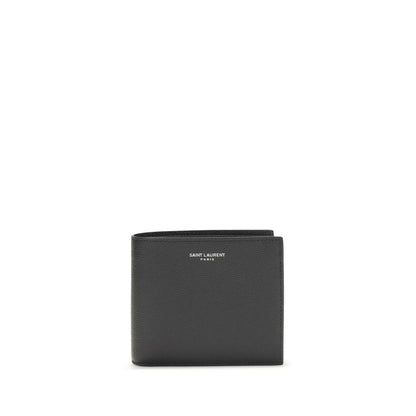 Cardholder Wallet by Saint Laurent for men in bos taurus calf leather black presents a refined silhouette, artfully capturing the essence of the Bos Taurus Calf Leather Cardholder Wallet design with sophisticated card-organization coin-purse for a refined look.