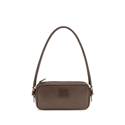 Miu Miu Bos Taurus Calf Leather Wallet - Brown